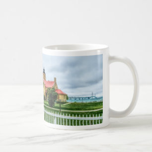 Mackinac Light and Bridge Kaffeetasse