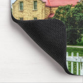 Mackinac Light and Bridge Mousepad (Ecke)