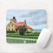 Mackinac Light and Bridge Mousepad (Mit Mouse)