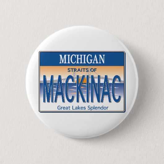 Mackinac Lizenz Button (Vorderseite)