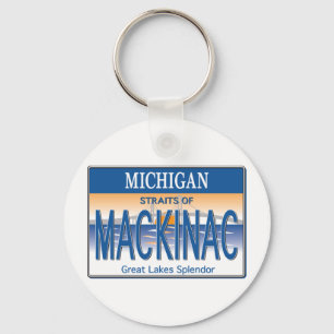 Mackinac-Lizenz Schlüsselanhänger