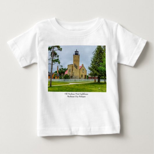 Mackinac Point Light Baby T-shirt (Vorderseite)