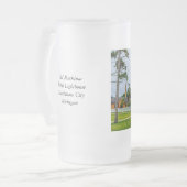 Mackinac Point Light Mattglas Bierglas (Vorderseite Links)