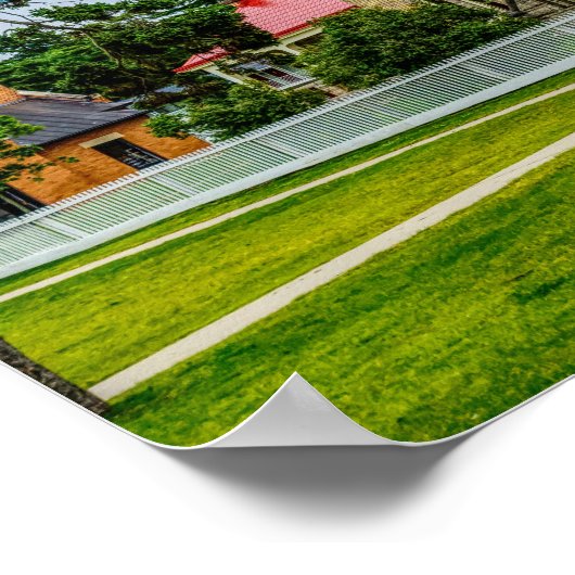 Mackinac Point Light Poster (Ecke)