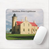Mackinac Point Lighthouse Mousepad (Mit Mouse)