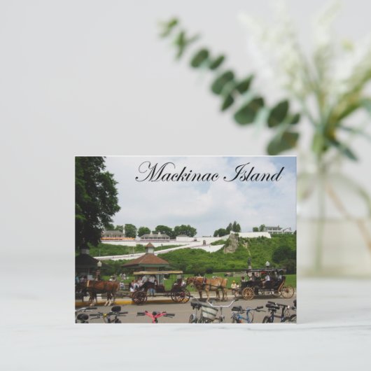 Mackinac Postkarte (Stehend Vorderseite)