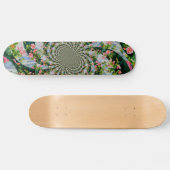 Mackinac Rose mandala Skateboard (Horizontal)