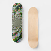 Mackinac Rose mandala Skateboard (Vorderseite)