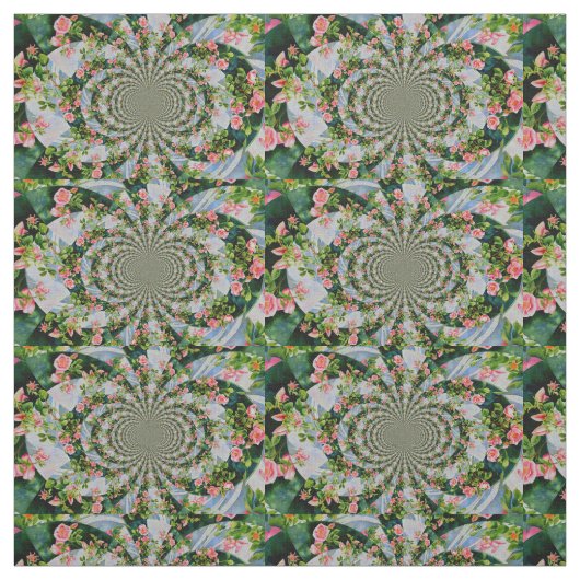 Mackinac Rose mandala Stoff (Muster)