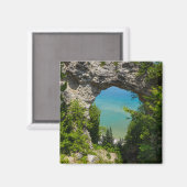 Mackinacs Arch Rock Magnet (Vorderseite/Rückseite)