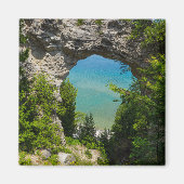 Mackinacs Arch Rock Magnet (Vorne)