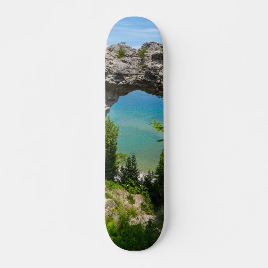 Mackinacs Arch Rock Skateboard (Vorne)