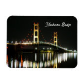 Mackinaw Bridge Flexible Foto Magnet (Horizontal)