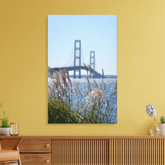 Mackinaw Bridge Leinwanddruck (Insitu (Wohnzimmer))