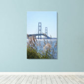 Mackinaw Bridge Leinwanddruck (Insitu (Holzboden))