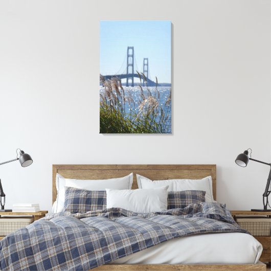 Mackinaw Bridge Leinwanddruck (Insitu (Schlafzimmer))