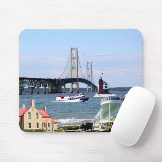 Mackinaw Bridge Mousepad (Mit Mouse)