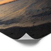 Mackinaw City Dusk Poster (Ecke)