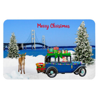 Mackinaw City Kühlschrank Christmas Magnet