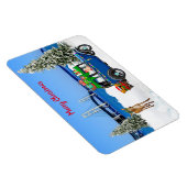 Mackinaw City Kühlschrank Christmas Magnet (Rechte Seite)