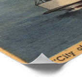 Mackinaw City, MI - Aussicht auf Petoskey Poster (Ecke)