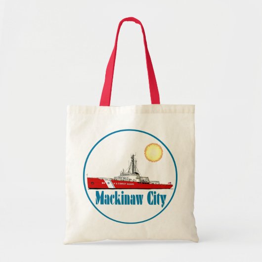 Mackinaw City Michigan Tragetasche (Vorne)