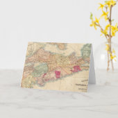 Mackinlay-Karte der Provinz Nova Scotia 3 Karte (Gelbe Blume)