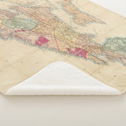 Mackinlays Karte der Provinz von Neuschottland 3 Sherpadecke (3/4)