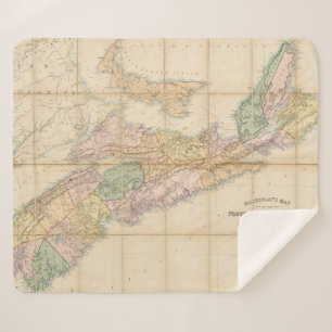 Mackinlays Karte der Provinz von Neuschottland 5 Sherpadecke