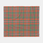 MacKinnon Ancient Kariert Fleecedecke (Vorderseite (Horizontal))