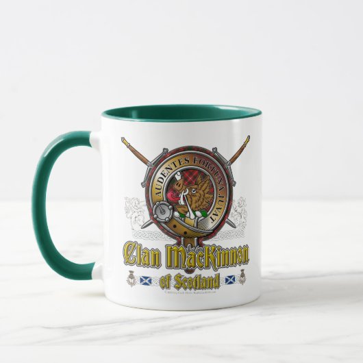 MacKinnon Clan Abzeichen Tasse (Links)