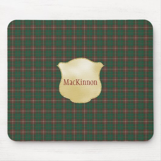 MacKinnon Jagd Antiker Original Schottischer Tarta Mousepad (Vorne)
