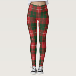 Mackinnon Plaid Tartan schottisches Clan-Muster Leggings