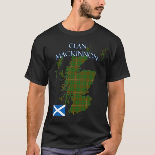 MacKinnon Scottish Clan Tartan Scotland T-Shirt (Vorderseite)