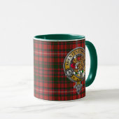 MacKinnon Tartan & Abzeichen Tasse (VorderseiteRechts)