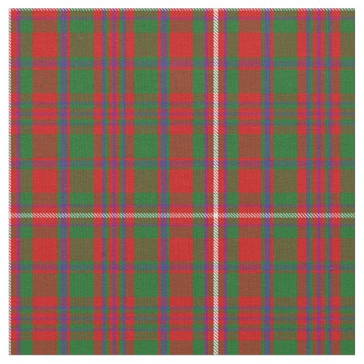 MacKinnon Tartan-Druck Stoff (Nahaufnahme)