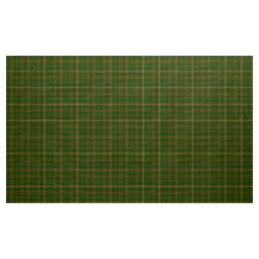 MacKinnon Tartan Green und Brown Kariertes Fabric Stoff (Yard (91,4 cm))