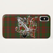 MacKinnon Tartan-Löwe Case-Mate iPhone Hülle (Rückseite (Horizontal))