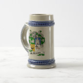 MacKinnon Wappen Stein - Familienwappen Bierglas (Vorderseite Links)