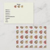 Mackinroses Visitenkarte (Vorne/Hinten)