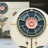 Mackintosh Art Deco Abstract Floral Wall Decor Cer Fliese