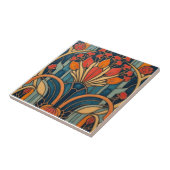 Mackintosh Art Deco Abstract Floral Wall Decor Fliese (Seite)