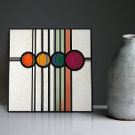 Mackintosh Art Deco Abstrakte Wand-Deco Fliese<br><div class="desc">Diese Keramik-Kachel weist fett geometrische Formen auf, und die Blumenmuster erinnern an den ikonischen Mackintosh-Stil. Er war ein prominenter schottischer Architekt, Designer und Künstler der Jugendstil-Bewegung. Saubere Linien, geometrische Formen und ein starkes Gefühl der Symmetrie prägen seine Arbeit. Diese Elemente sind in unserer Sammlung von Keramiken-Fliesen wunderschön vertreten. Mackintoshs Designs...</div>