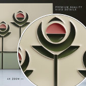 Mackintosh Art Deco Abstrakte Wand-Deco Fliese