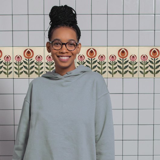 Mackintosh Art Deco Abstrakte Wand-Deco Fliese