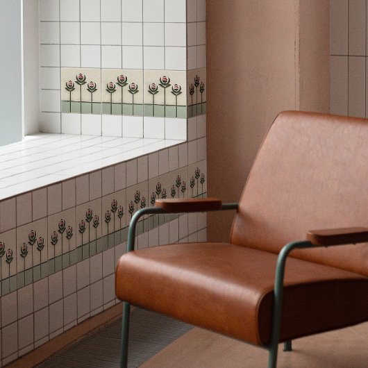 Mackintosh Art Deco Abstrakte Wand-Deco Fliese