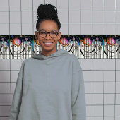 Mackintosh Art Déco Abstrakte Wand-Deco Fliese