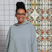 Mackintosh Art Deco Abstrakte Wand-Deco Fliese