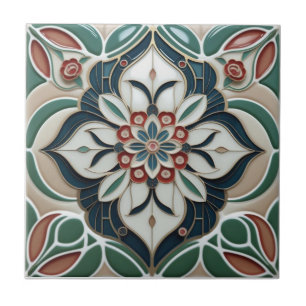 Mackintosh Art Deco abstrakter Blumenschmuck für d Fliese