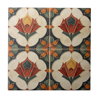 Mackintosh Art Deco Abstrakter Blumiger Wanddekor Fliese
